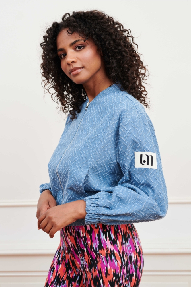 BOMBER SENNA QA45 415 denim blue